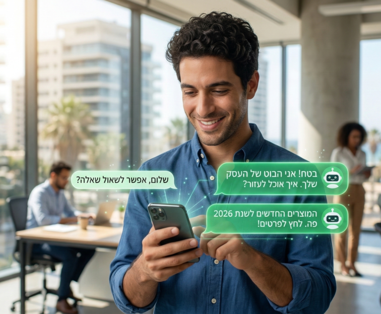 צ'אט בוט לוואטסאפ חינם 2026
